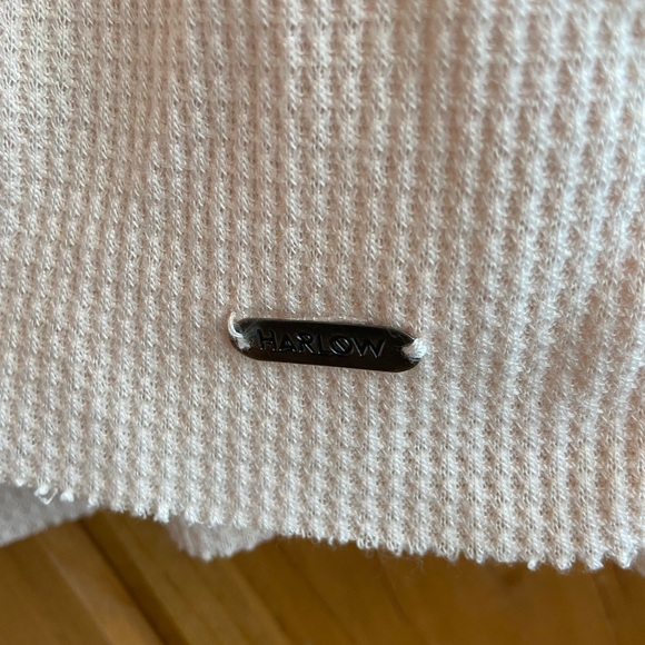 NWT Harlow cropped waffle long sleeve - Picture 7 of 8